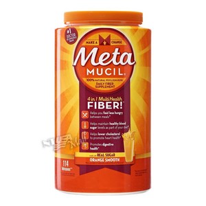 메타무실 리얼슈가 천연 식이섬유 1580g METAMUCIL, 2개, 1.58kg