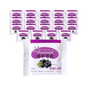 [시선] 하루견과 아로니아20g x 20봉, 20g, 20개