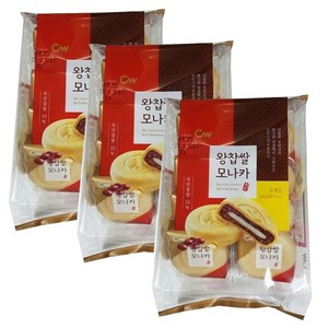 청우식품 왕찹쌀모나카, 240g, 3개