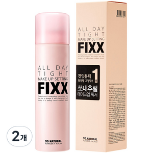 쏘내추럴 올 데이 타이트 메이크업 픽서, 100ml, 2개