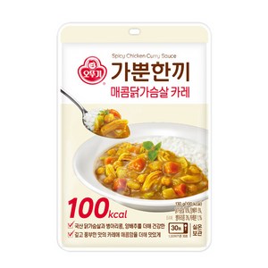 [오뚜기] 가뿐한끼 매콤닭가슴살카레 130g x 10개