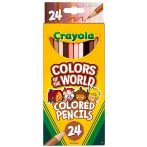 크레욜라 Crayola 24개 Colors of the World 스킨 톤 색연필