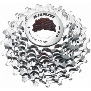 SRAM 카세트 PG970 1134T 9SPD 1134t 실버, 1개