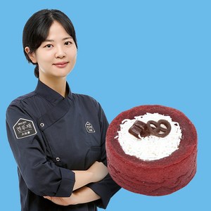 견우재 강아지 케이크 수제 생일 간식, 1개, 240g, 레드브레드 케이크