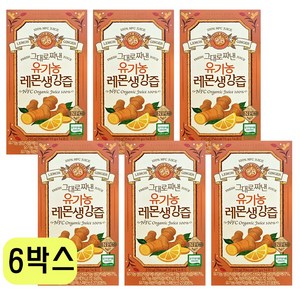 홀베리 그대로 짜낸 레몬생강즙 6박스(총 84포), 210g, 6개