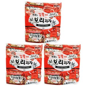 길쭉이 보리과자, 400g, 3개