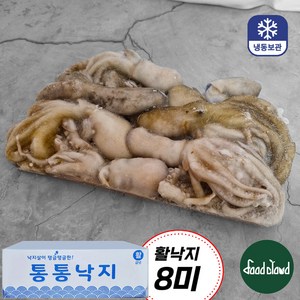 장가유통 냉동낙지 3미 4미 6미 8미 10미 냉동 활낙지 도매 업소용, 100-150[8미], 6개, 850g