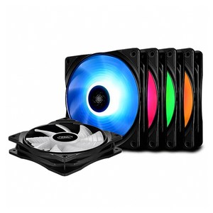 [DEEPCOOL] RF120M RGB 아우라 싱크 PWM [시스템쿨러/120mm] [5PACK], 5개