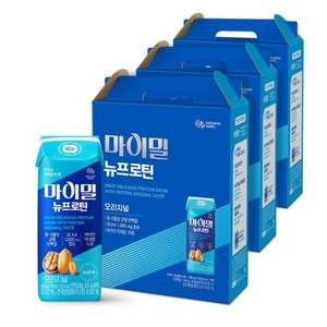 [대상웰라이프]마이밀 마시는 뉴프로틴 오리지널 190mlx16팩 3박스 (48팩), 190ml, 48개