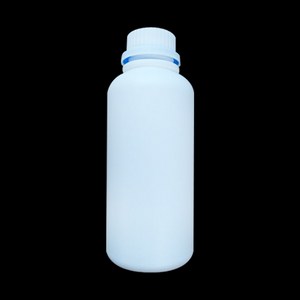 플라스틱 원형 용기 밀폐 통 공병 1000ml 1리터 백색 10개 묶음, 1개