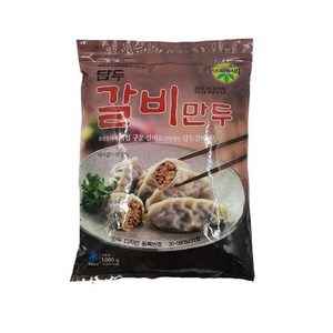 담두 갈비만두 1kg, 2개