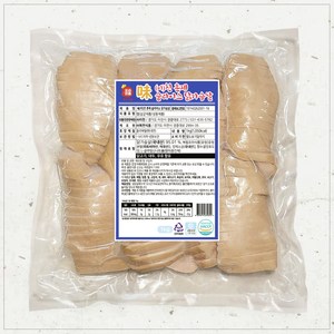 미친복닭 슬라이스 훈제 닭가슴살 1kg, 1개