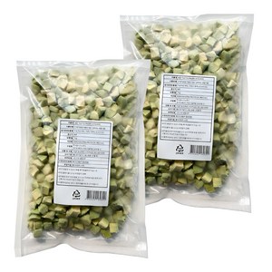 웰루츠 냉동 아보카도 다이스 1kg+1kg, 1세트