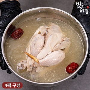 [특가] 한마리 삼계탕 (냉장), 4개, 1kg