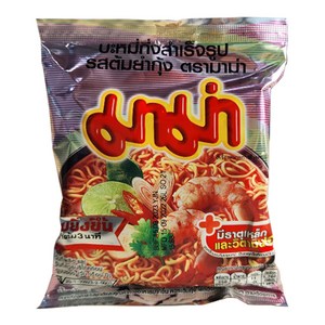 태국 MAMA 쉬림프 톰얌 라면 55g / SHRIMP TOM YUM NOODLES 마마라면, 1개