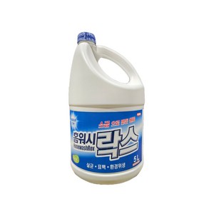 홈워시 천연소금 원료 깨끗한 락스 5.0L, 1개, 5L