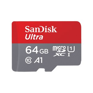 샌디스크*울트라 microSD 64GB QUA4 120MB/s, 1개