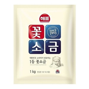 해표 꽃소금, 1kg, 6개