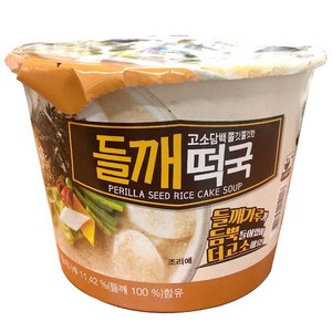 칠갑농산 들깨떡국 즉석식품, 4개, 219g