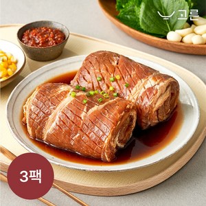 [고른] 칼집 멍석말이 돼지왕구이 750g 3팩 (1팩 2인분), 3개