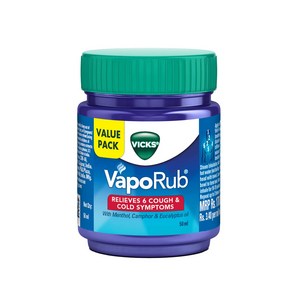 Vicks Vapoub 50ml Relief Fom Cold Cough Blocked Nose Headache Body Ache Muscula Stiffness, 2개