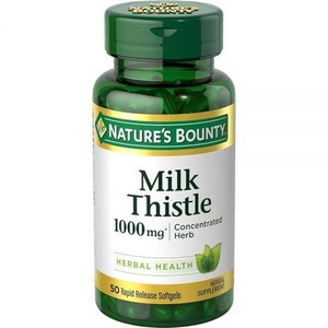 Natue's Bounty Suppots Live Health Milk Thistle 네이쳐스 바운티 밀크씨슬 1000mg x 50캡슐, 1개, 50정