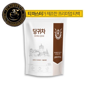 Geatea 그래이티 국내산 참당귀 차 50티백, 1개, 50개입, 1g