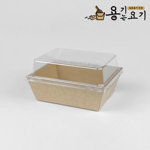 [용기는요기] 샌드위치 크로플 DRP-6 이중트레이 1411호 용기 뚜껑 세트 (500개 /대), 500개, 1세트