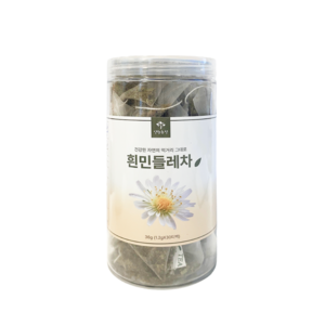 양원농장 실속 원형통 흰민들레차, 1개, 30개입, 1.2g