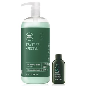 폴미첼 티트리 스페셜 쿨 두피 샴푸 1000ml + 75ml, AA7 스트레이트 웍스 200ml, 2개