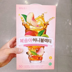 담터 복숭아 허니 블랙티, 13g, 50개입, 1개