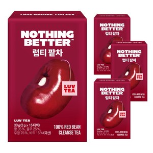 럽티 팥차 율무 우엉 블렌딩 100% 국산 2g 낫띵베럴 올리브영, 15개입, 4개