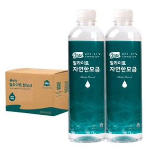 일라이트 한모금 물애담 미네랄워터 알칼리수, 500ml, 40개