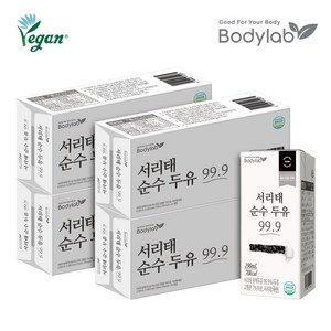 바디랩 서리태 순수두유 99.9 190ml 24팩 x 4박스(총 96팩), 96개