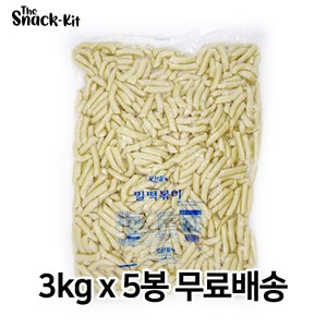 맛찬들 백미 밀떡볶이 소 3kg (무료배송) 밀떡 떡볶이떡, 5개