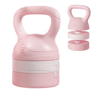 bofung 4단 무게조절 케틀벨 2.5 - 6kg, 1개, 핑크색