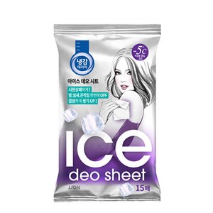 냉감테라피 아이스 데오드란트 시트, 87g, 2개