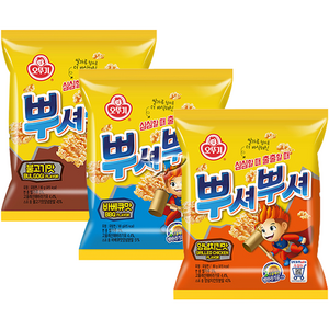 오뚜기 뿌셔뿌셔 3종 총24개 불고기8+바베큐8+양념치킨8, 24개, 90g