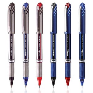 [pen도소매]펜텔 pentel 뉴에너겔 메탈포인트(0.7mm-BL27 0.5mm-BLN25), 0.5mm-빨강