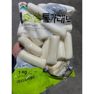 홍청원 순쌀 통가래떡, 10개, 1kg