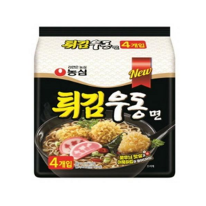 농심 튀김우동면, 118g, 4개