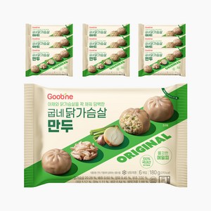 굽네 닭가슴살 만두 180g(6개입) 10+1팩, 180g, 11개