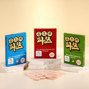 옥토끼파쓰 동전파스 3종세트, 3개, 108매입