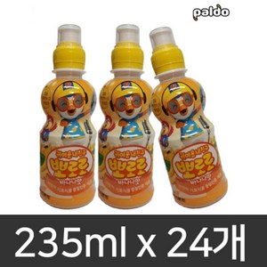 팔도 뽀로로 바나나맛 235ml, 24개