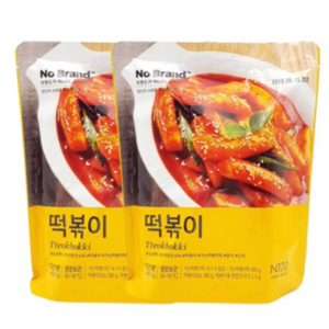 노브랜드 떡볶이, 402.5g, 2개