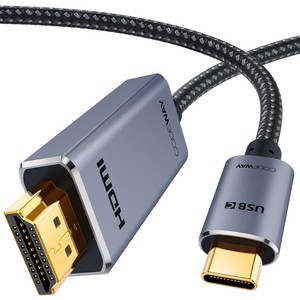 코드웨이 USB-C to HDMI MHL 미러링 케이블, 2m, 1개