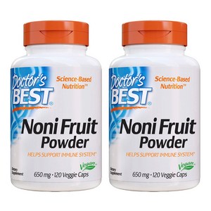 닥터스베스트 노니 프루트 파우더 650mg 베지 캡, 2개, 120정