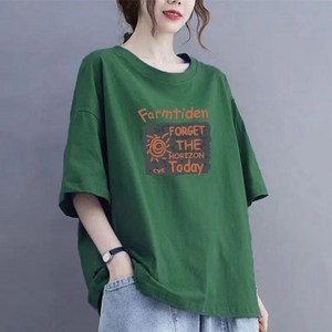 보그핏 네임상의 /여성반팔티셔츠 반팔면 프린트 티
