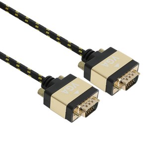 넥시 RGB VGA 메탈 최고급형 케이블 NX984 Fine Gold, 1개, 3m