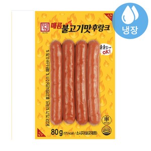 한성 매콤 불고기맛 후랑크, 80g, 50개